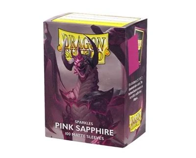 Dragon Shield Sleeves Matte Standard Size Pink Sapphire 100 Sleeves Dragon Shield