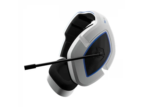 Gioteck TX-50 RF Stereo Gaming Headset (White/Blue) (Uni), bild 2
