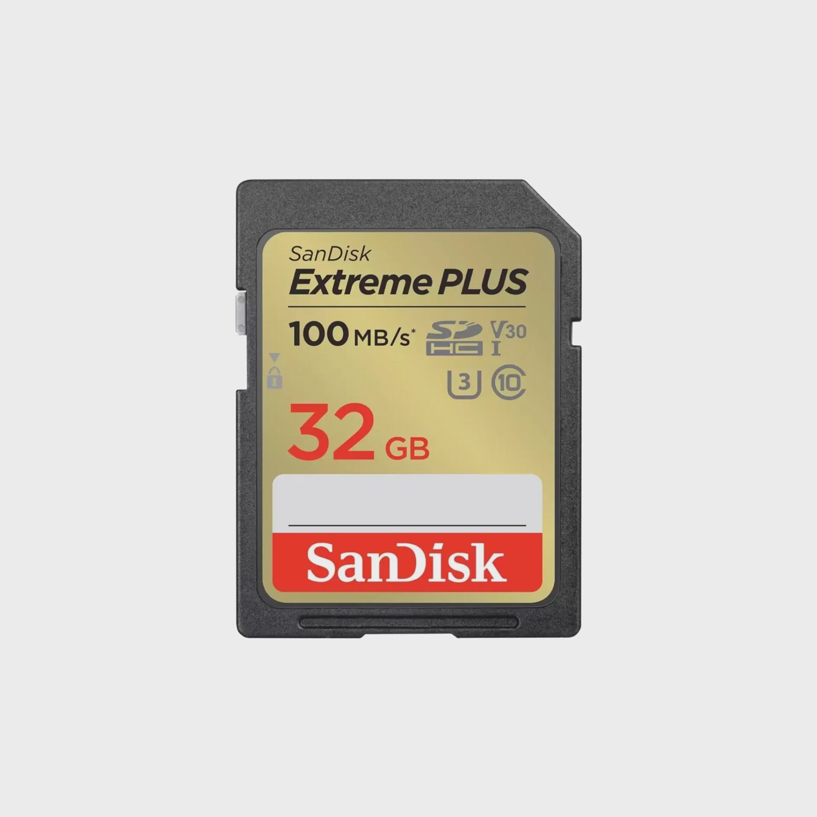 Secure Digital SDHC 32 GB Sandisk Extreme Plus, 100/60 MB/sek, Class 10, UHS-I V30, U3