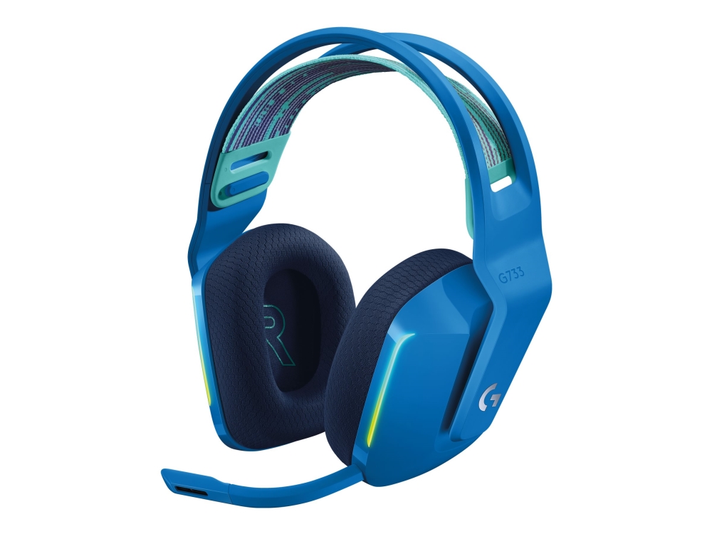 Logitech G733 LIGHTSPEED – trådlöst gamingheadset, blå, bild 5