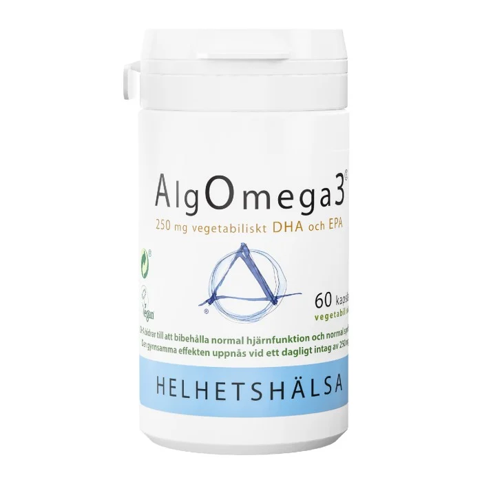 Helhetshälsa AlgOmega3 60 Kapslar