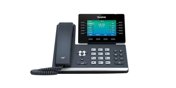 Yealink SIP-T54W IP-telefon, 10 linjer, Wi-Fi, svart