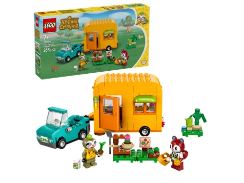 LEGO Animal Crossing Leif med husvagn och trädgårdsbutik 77054, bild 3