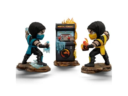 Iron Studios & Minico Mortal Kombat - Scorpion Vs Sub-zero Arcade Set Minico Figures, bild 2