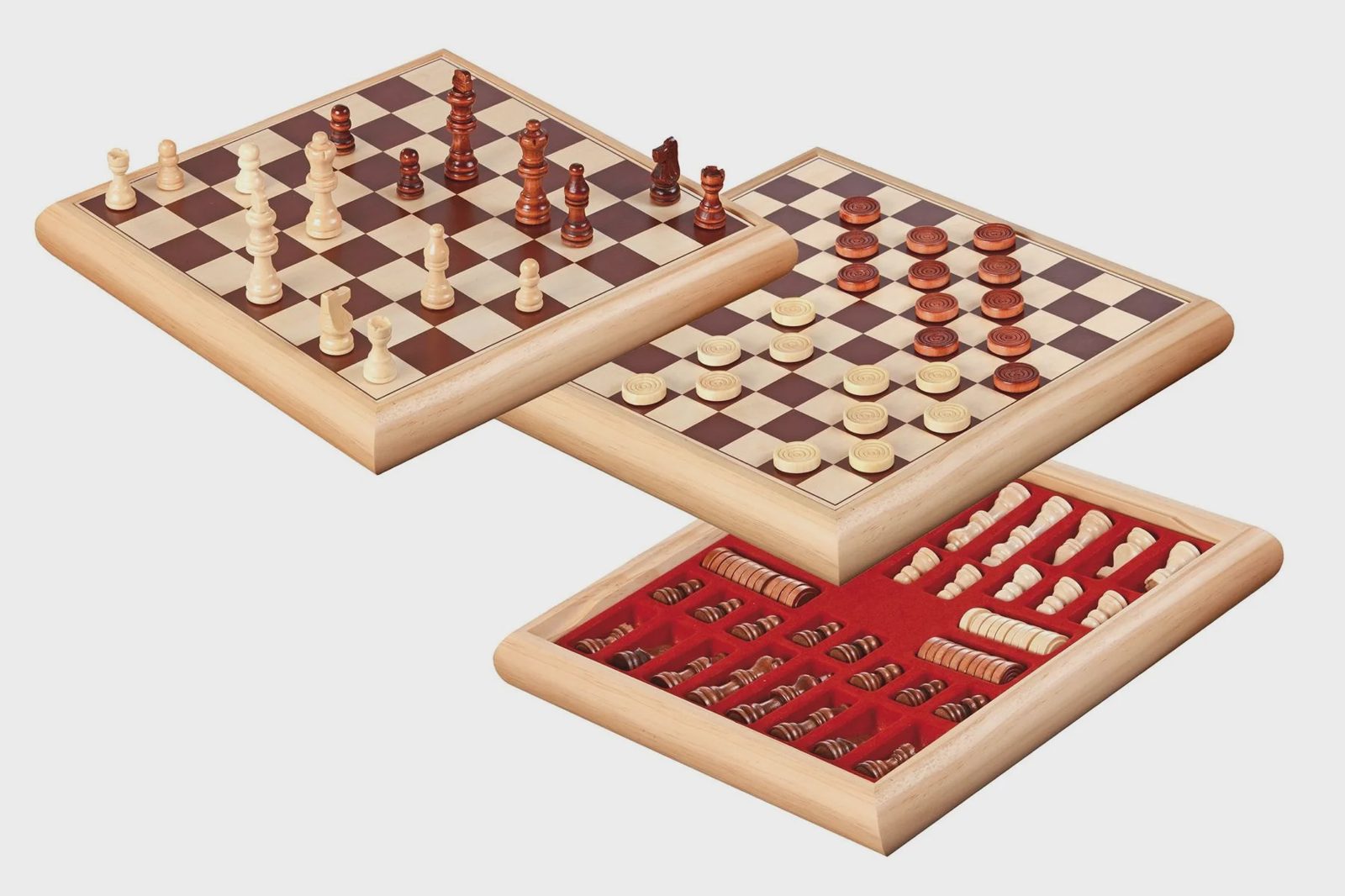 Chess Checkers Box Set