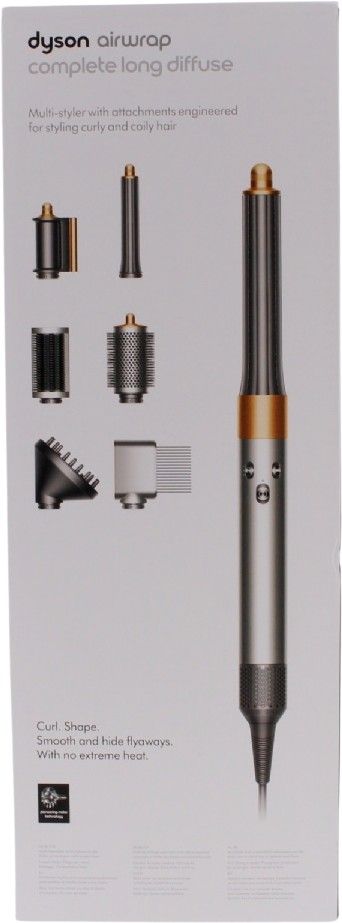 Dyson Airwrap Complete Long Diffus nickel/koppar