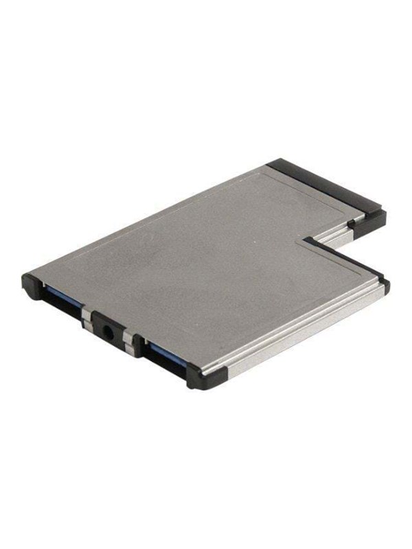 StarTech.com 2 Port infälld montering ExpressCard 54mm SuperSpeed ??USB 3.0 Card Adapter - USB-adapter