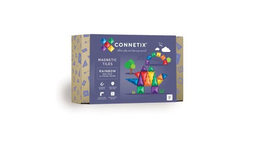 Connetix - Rainbow Mini Pack 24 Pieces - (CT-R-00024-MI), bild 3