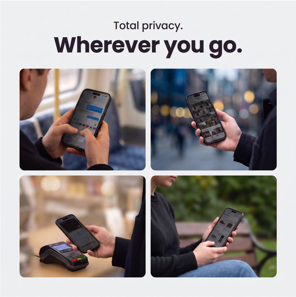 Tech-Protect Glass SPY+ 2-pack – integritetsskyddande härdat glas för iPhone 18 Pro Max, bild 4