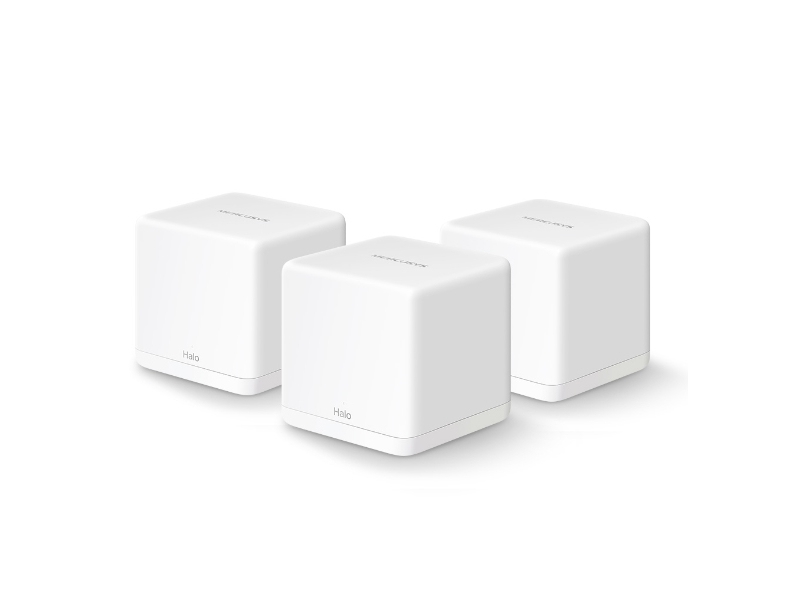 Mercusys Halo H30G(3-pack), Vit, Intern, Dual-band (2,4 GHz / 5 GHz), Wi-Fi 5 (802.11ac), 802.11a, 802.11b, 802.11g, Wi-Fi 4 (802.11n), Wi-Fi 5 (802.11ac), 400 Mbit/s