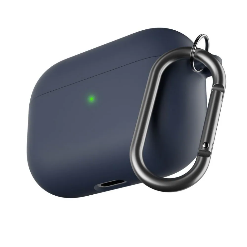 PodSkinz HybridShell AirPods Pro nyckelringsfodral (blå)