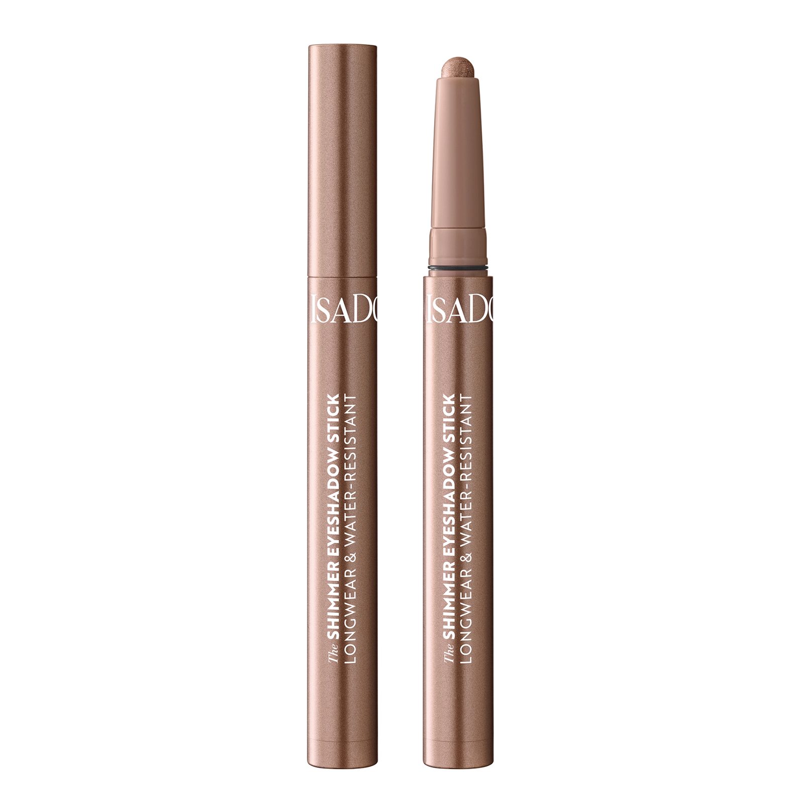 IsaDora The Shimmer Eyeshadow Stick Longwear & Water-Resistant 41 Bronze Brown 41 Bronze Brown