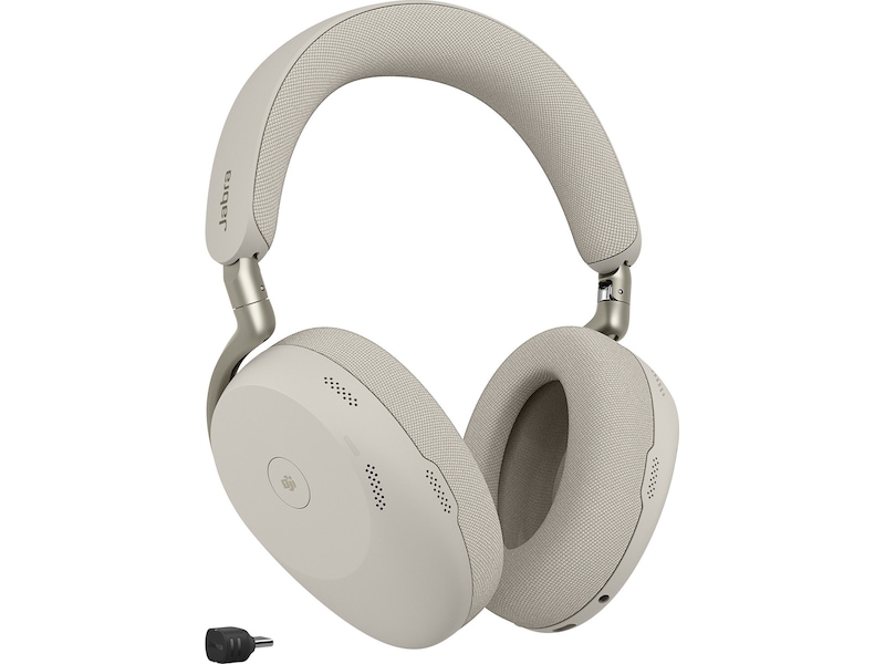 Jabra Evolve3 85 MS + Link 390c Headset, varmgrå, bild 5