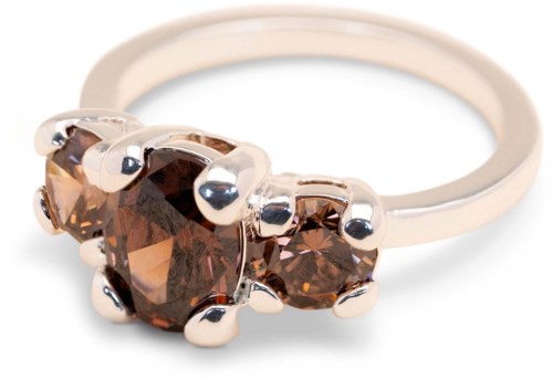 Lily and Rose Ines ring - Chocolate 16 mm