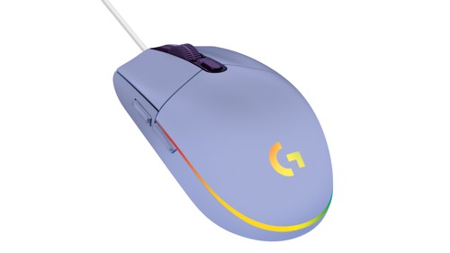 Logitech G203 Lightsync Gamingmus - Lilac, bild 4