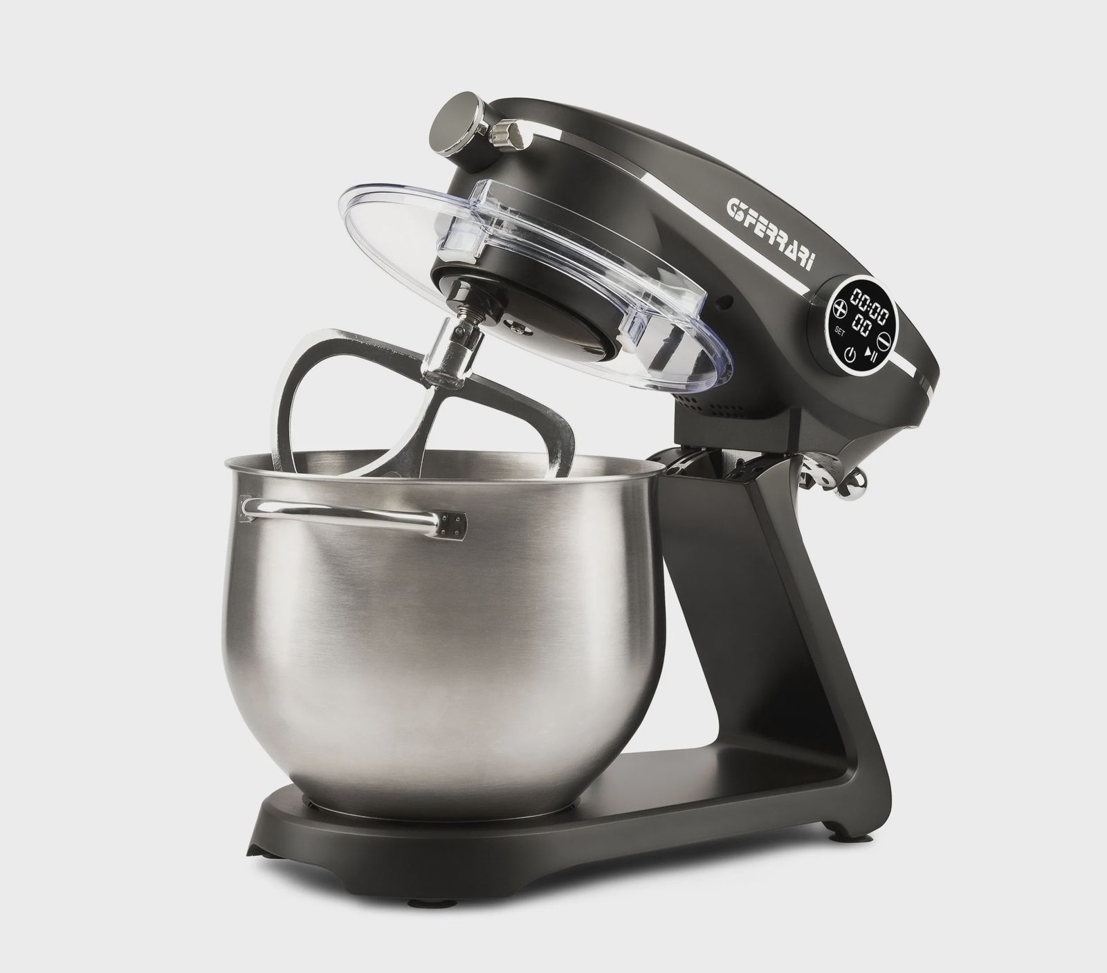 G3 Ferrari G20137, Stativmixer, Svart, Rostfritt stål, Vispning, Knådning, Mixning, 8 l, Röra, Metall