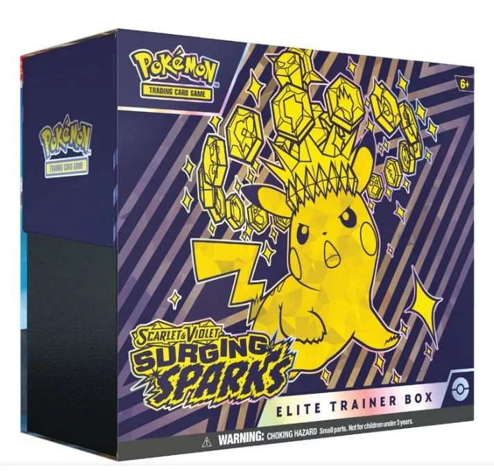 Pokemon Scarlet & Violet 8: Surging Sparks - Elite Trainer (9 boosters)