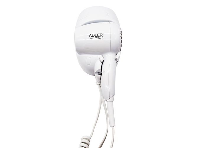 Adler AD 2252 hårtork 1600 W för hotell och simbassäng, vit