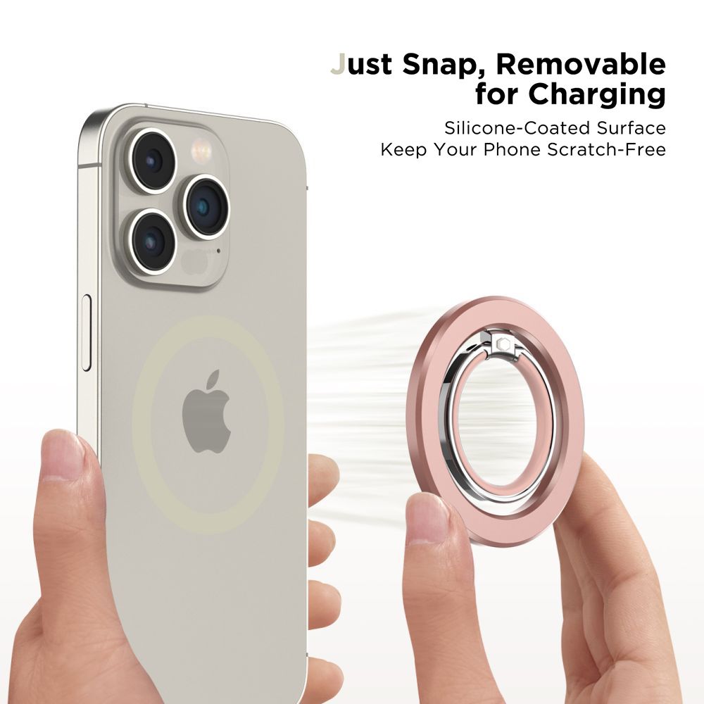 Tech-Protect MMR300 magnethållare/ring med MagSafe - rosa, bild 3