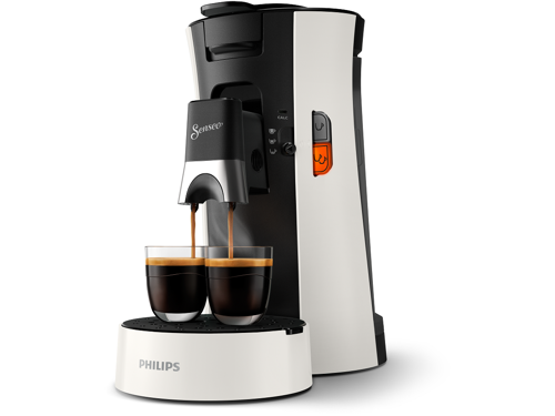 Senseo CSA230/01 Select kaffekapselmaskin, vit, bild 2