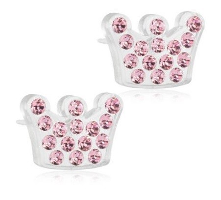 Blomdahl Brilliance Princess Light Rose 9 mm