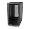 19" Skåp StarTech.com 18U, 600x950x1000mm, stående med hjul - Svart, bild 2