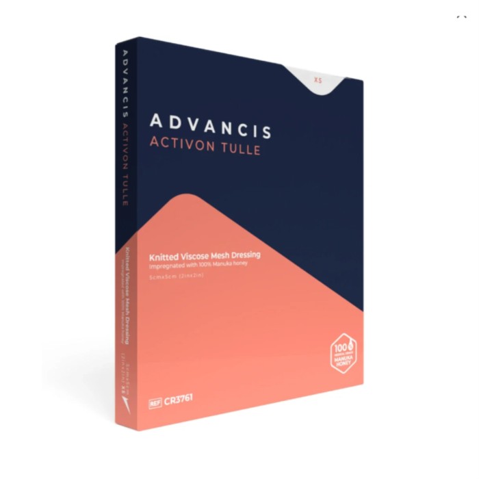 Activon Tulle Honungskompress 5 x 5 cm, 5 st