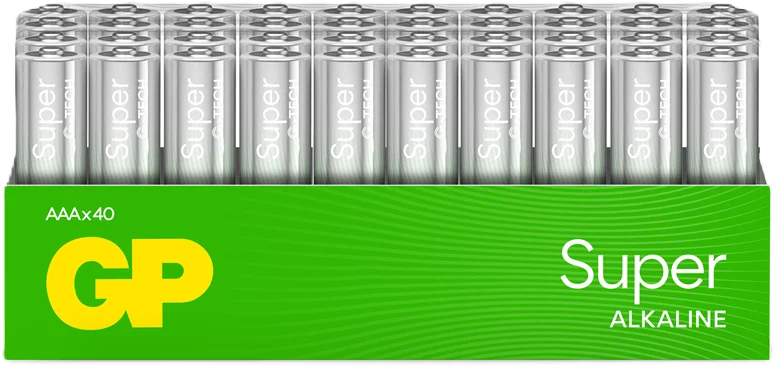 GP Super Alkaliska AAA-batterier (LR03) Box 40-P, bild 3