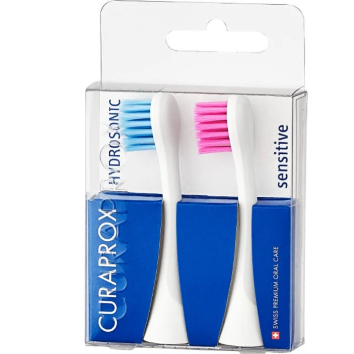 Curaprox Hydrosonic Sensitive refill Blå Rosa 2 st