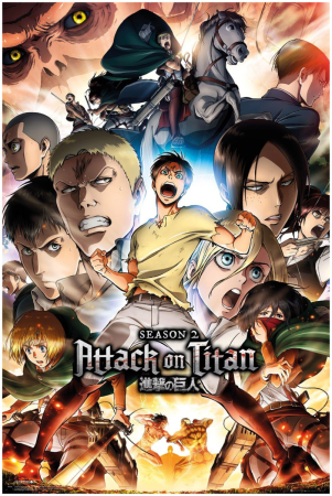 Attack On Titan Season 2 Key Art Poster (91.5 x 61cm)