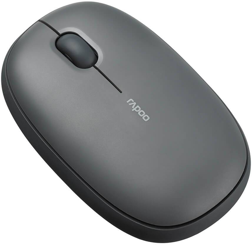 RAPOO Mouse M660 Silent Wireless Multi-Mode, 1300 dpi, RF/Bluetooth - Mörkgrå, bild 3
