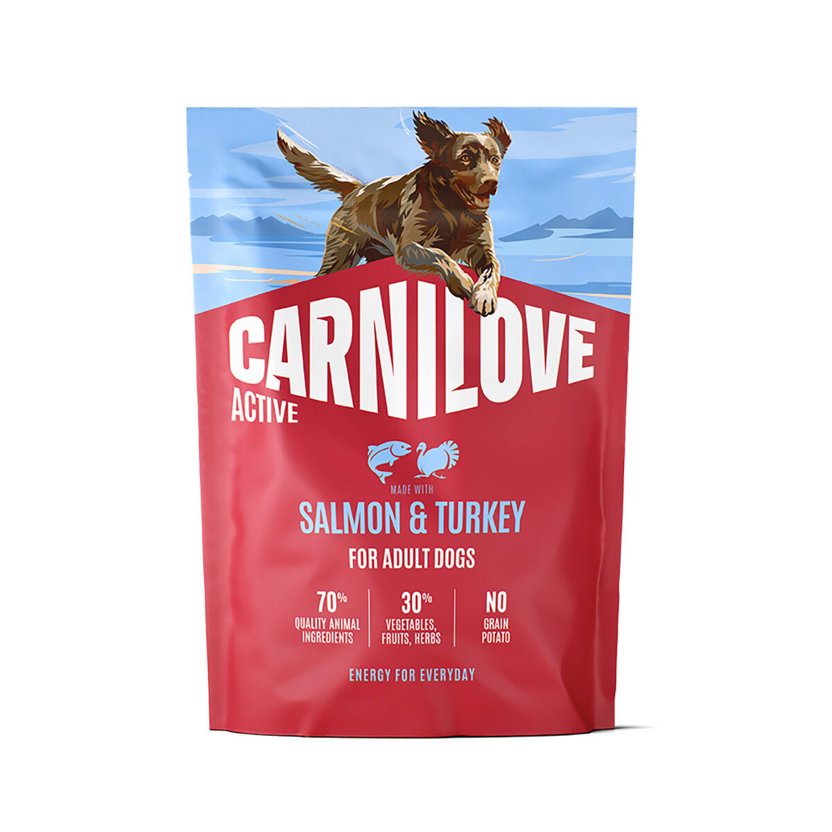 Carnilove Dog Adult Active Salmon & Turkey Torrfoder till Hund 1,5 kg
