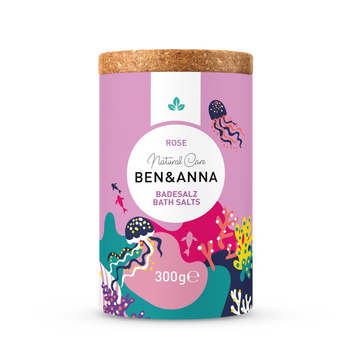 Ben & Anna Bath Salt Rose 300 g