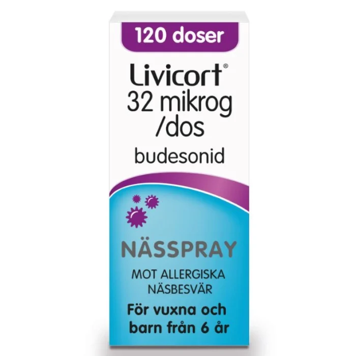 Livicort nässpray 32 mikrogram/dos 120 st