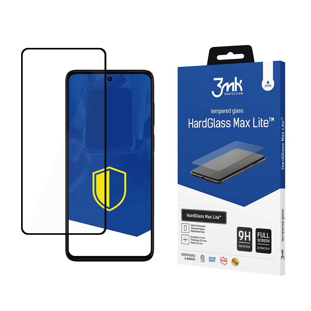 3mk HardGlass Max Lite härdat glas för Motorola Moto G52