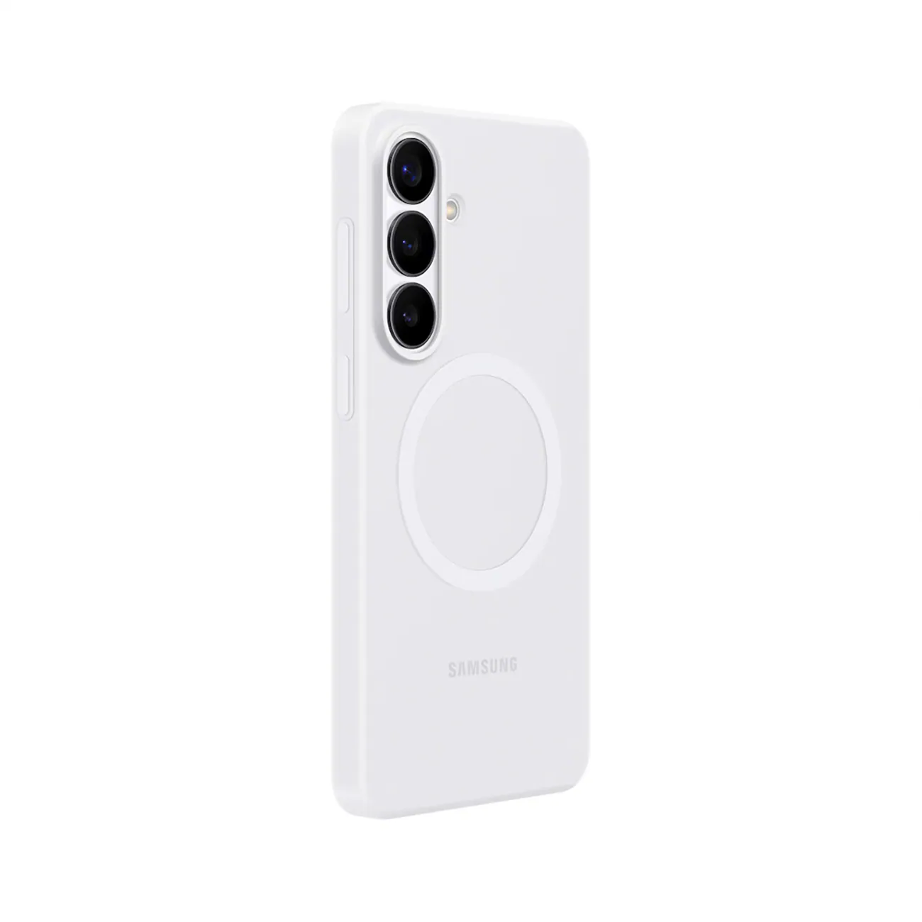 Samsung Galaxy S26+ Silicone Magnet-skal, vit