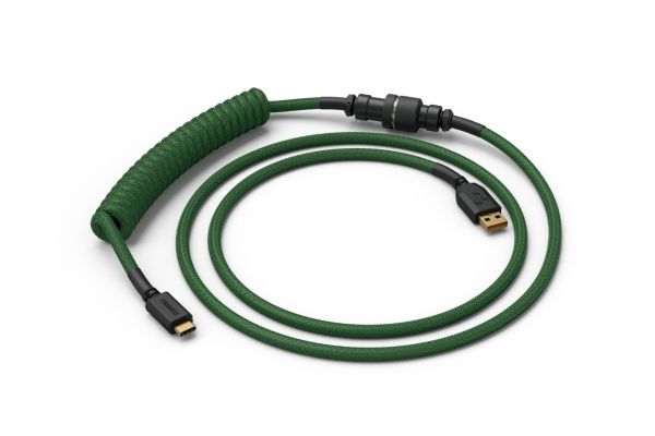 Glorious Coil Cable - Forest green