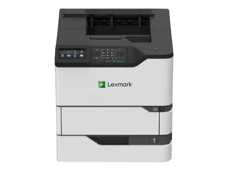 Lexmark MS826de - Skrivare - svartvit - Duplex - laser - A4/Legal - 1200 x 1200 dpi - upp till 66 sidor/minut - kapacitet: 650 ark - USB 2.0, Gigabit LAN, USB 2.0-värd