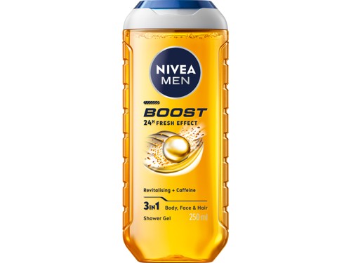 NIVEA Men Boost Shower Gel 250 ml, bild 3