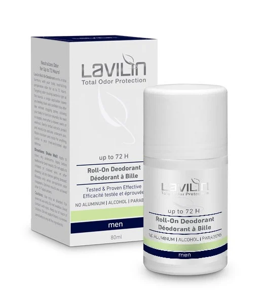 Lavilin Roll-on Deodorant 72h Men Probiotic 80 ml, bild 2