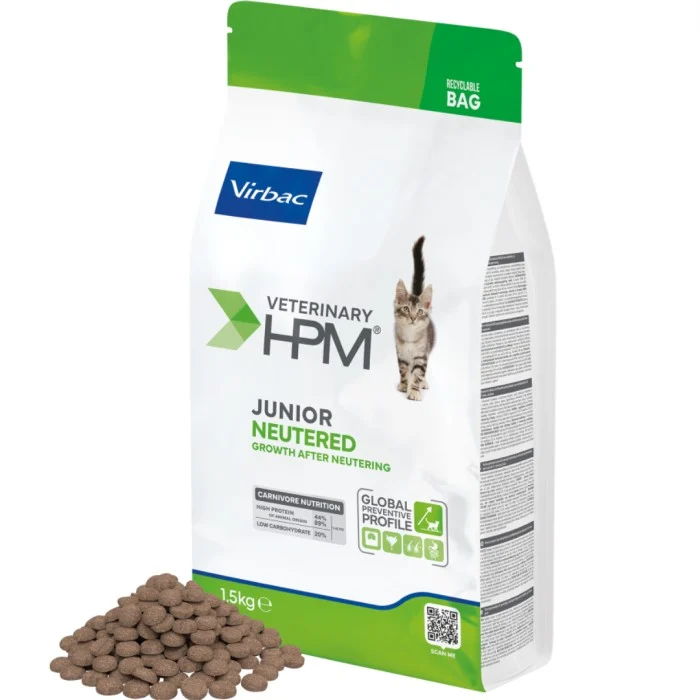 Virbac HPM Junior Neutered Cat 1,5 kg