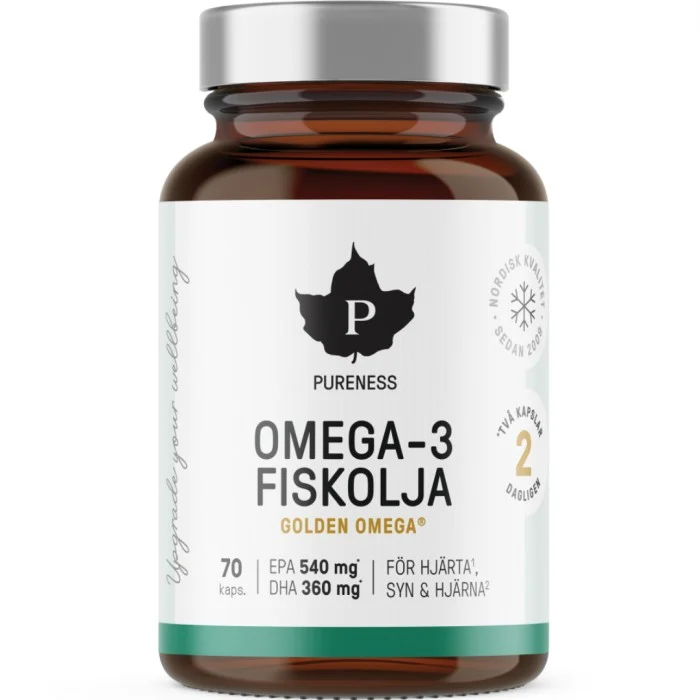 Pureness Omega-3 Fiskolja 70 st