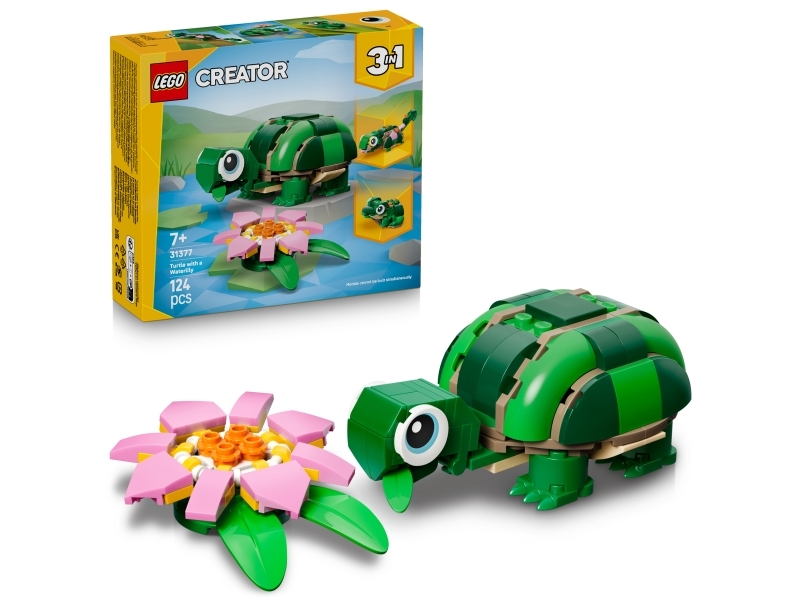 LEGO Creator Sköldpadda med näckros 31377, bild 4