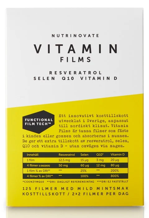 Nutrinovate Vitamin Films 125 st