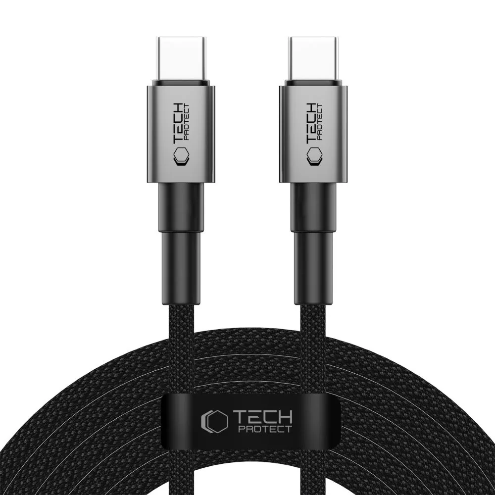 Tech-Protect UltraBoost DNA USB-C PD100W/5A-kabel 300 cm - grå
