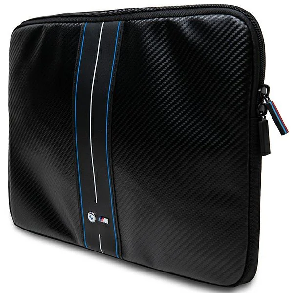 BMW Carbon & Blue Stripe fodral för en 14" bärbar dator - svart, bild 2