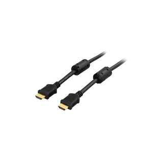 HDMI-kabel Deltaco, Ethernet, 4K@30Hz, 10 meter - Svart