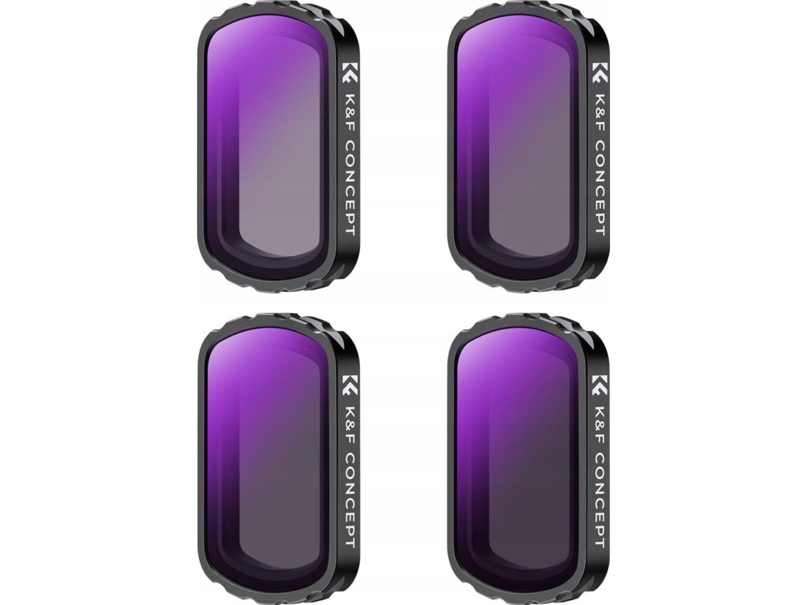 Kf Filter K& f Filter Grå Nd 4in1 Nd4 Nd8 Nd16 Nd32 För Dji Osmo Pocket 3 / Sku.2093