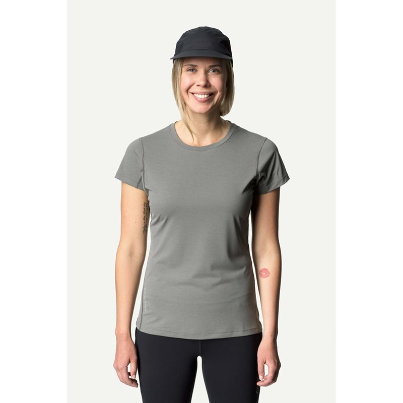 Houdini W's Pace Air Tee Geyser Grey - S