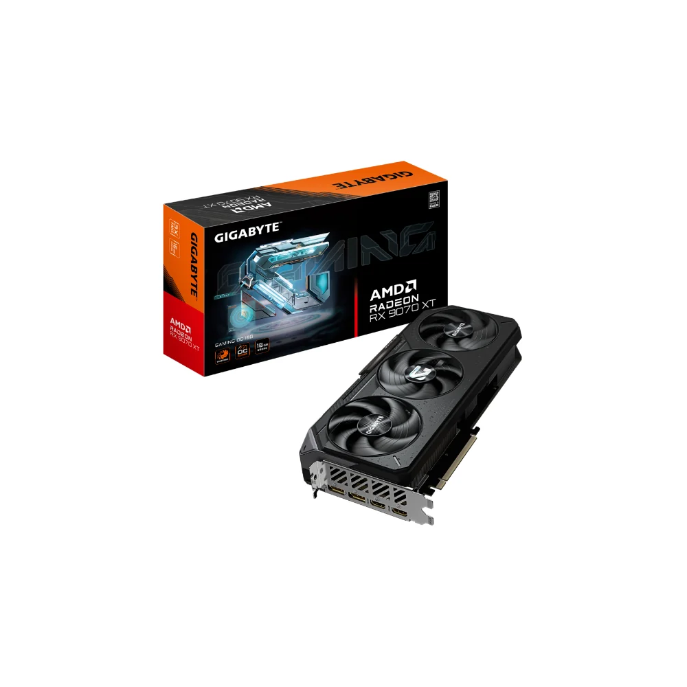 Gigabyte Radeon RX 9070 XT GAMING OC 16G grafikkort